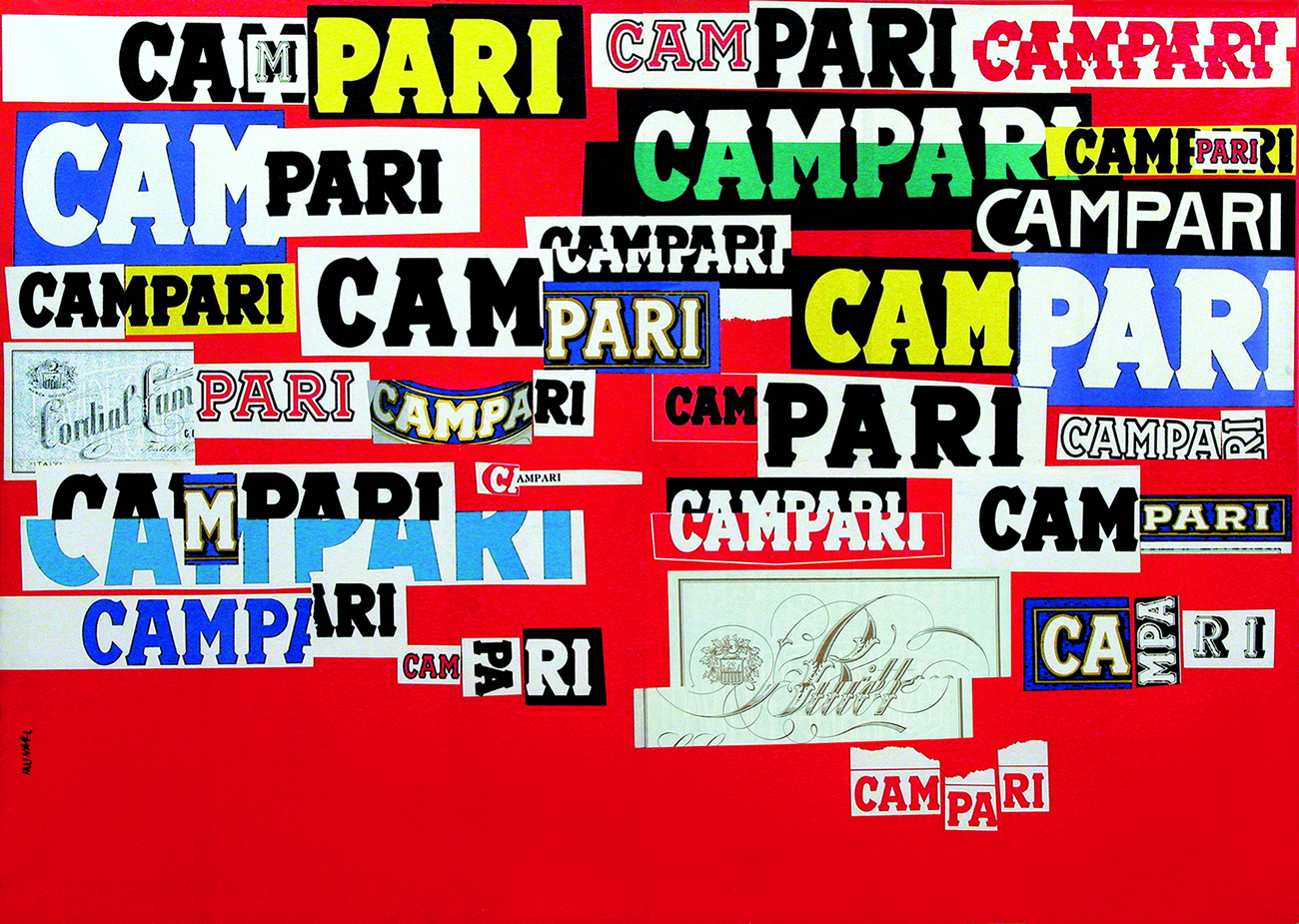 Bruno Munari, Manifesto Campari, 1964  CSAC Centro Studi e Archivio della  Comunicazione